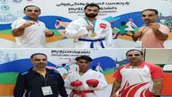 مدال آوری تیم کاراته دانشگاه قم در المپیاد قهرمانی دانشجویان کشور